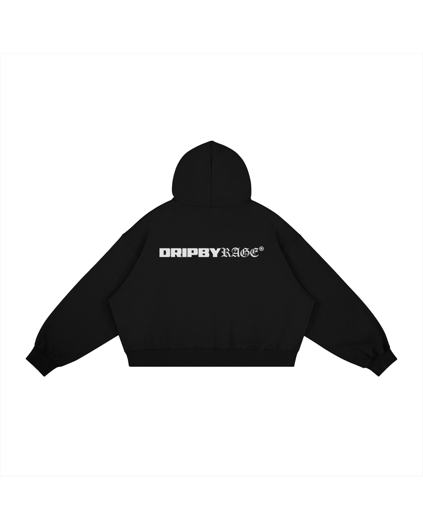 CHROME RAGE BOXY FLEECE HOODIE - Drip by Rage