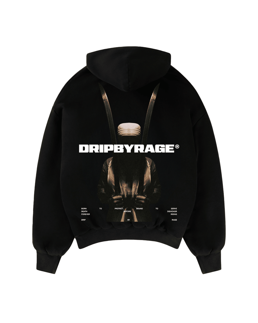 CONTEMPT SUN FADED BOXY HOODIE - Drip by Rage