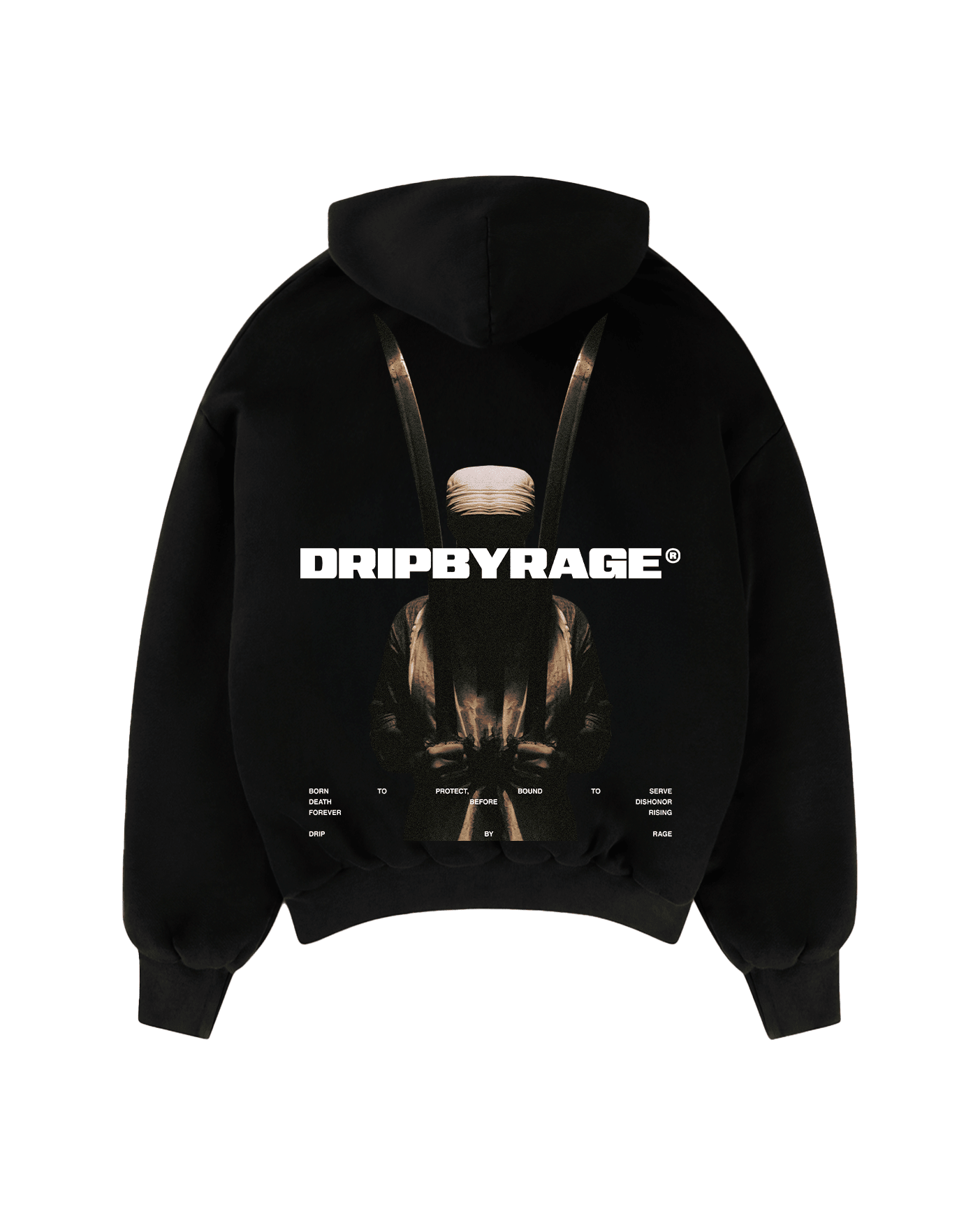 CONTEMPT SUN FADED BOXY HOODIE - Drip by Rage