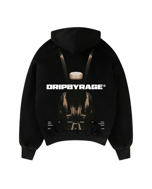 CONTEMPT SUN FADED BOXY HOODIE - Drip by Rage