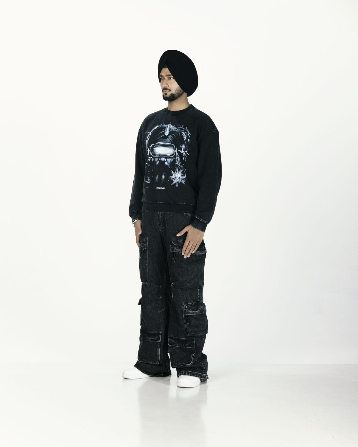 CYBER SINGH OVERSIZED FADED SWEATSHIRT - Drip by Rage
