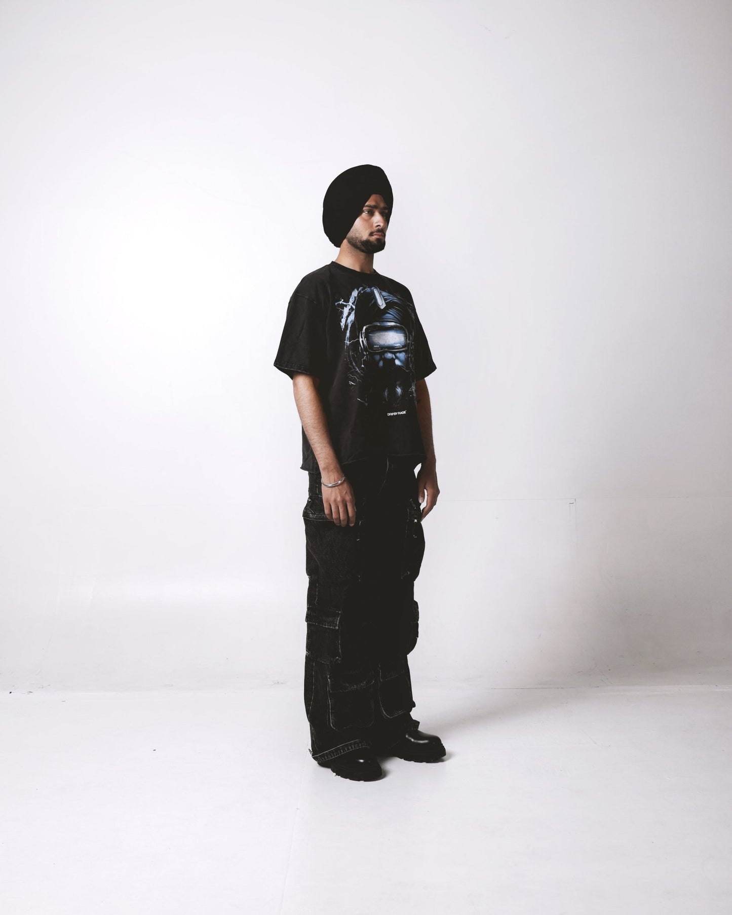 CYBER SINGH OVERSIZED FADED T-SHIRT - Drip by Rage