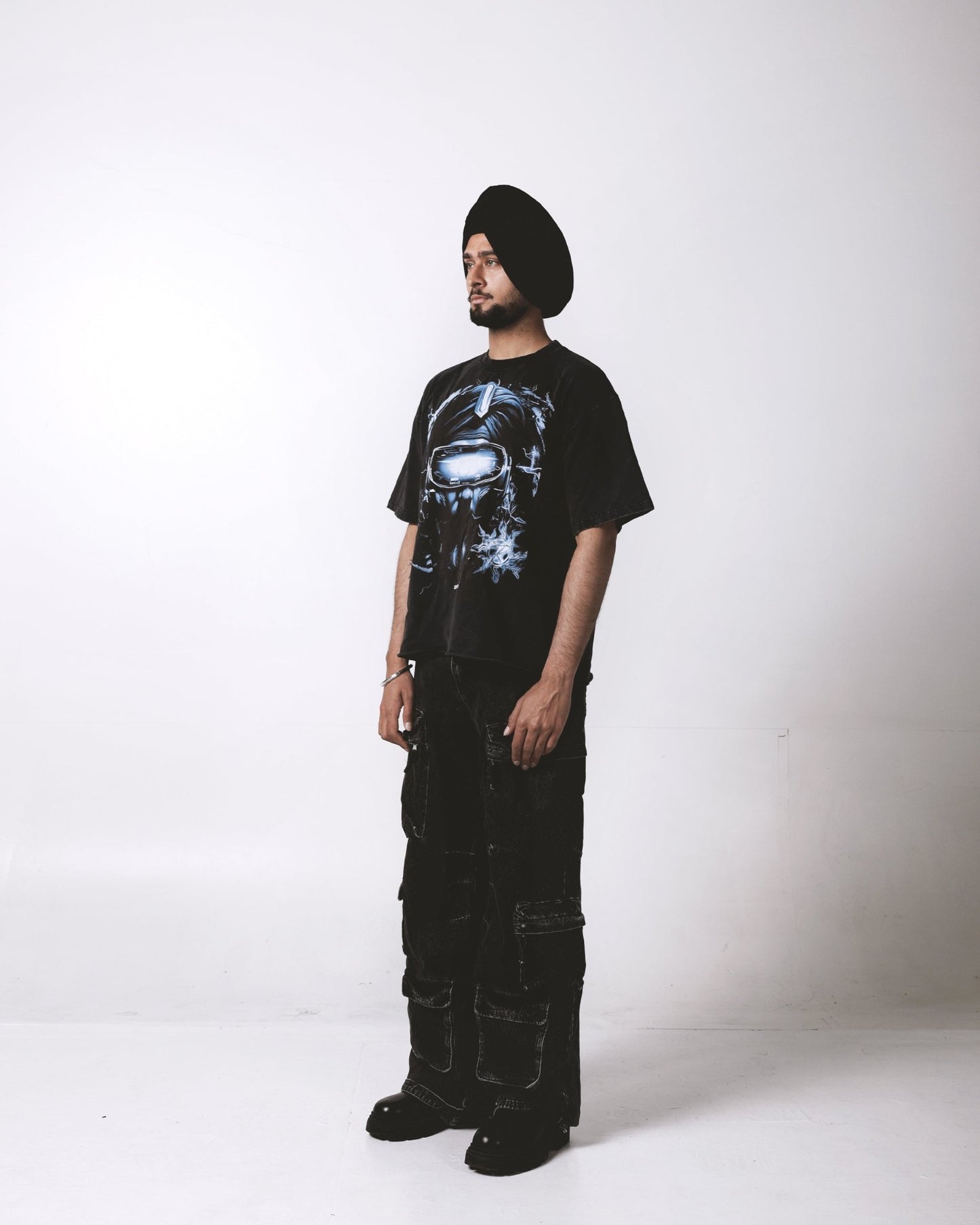 CYBER SINGH OVERSIZED FADED T-SHIRT - Drip by Rage
