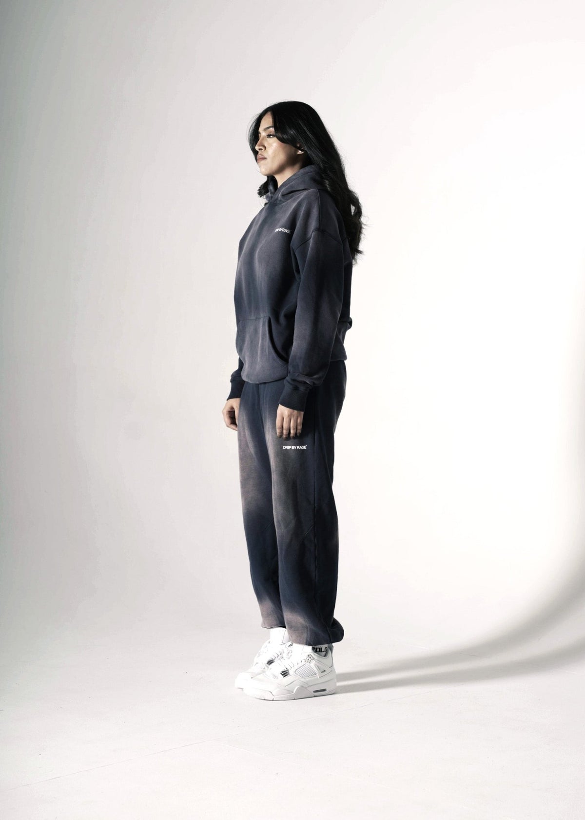 DARK BYZANITE FADED OVERSIZED PREMIUM HOODIE - Drip by Rage