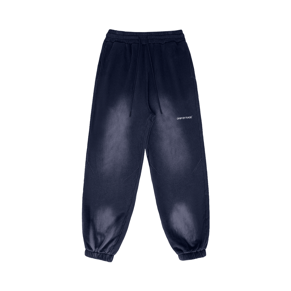 DARK BYZANITE FADED OVERSIZED PREMIUM SWEATPANTS - Drip by Rage