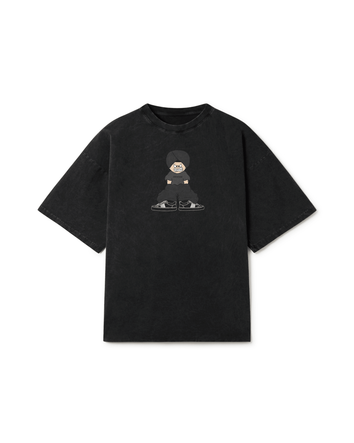 DARK DRIP BOY OVERSIZED FADED T-SHIRT - Drip by Rage