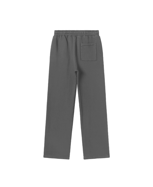 DARK GREY HEAVY RELAXED STRAIGHT SWEATPANTS - Drip by Rage