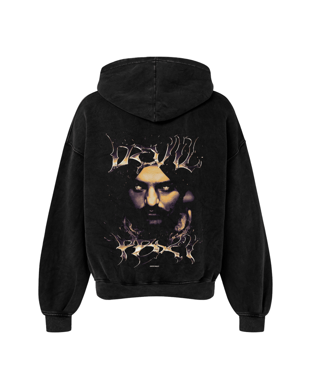 DEVIL PBX1 OVERSIZED FADED HOODIE - Drip by Rage