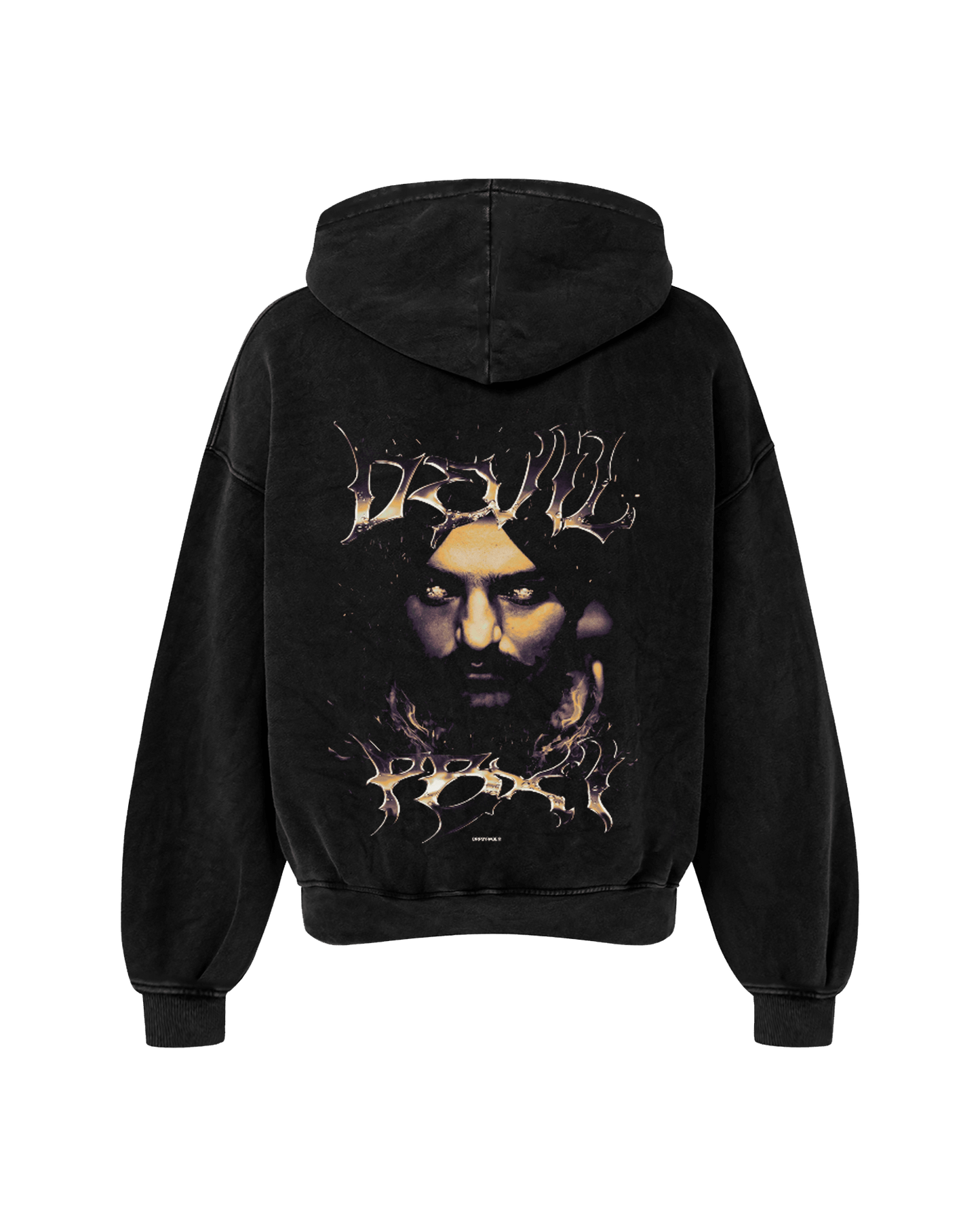 DEVIL PBX1 OVERSIZED FADED HOODIE - Drip by Rage