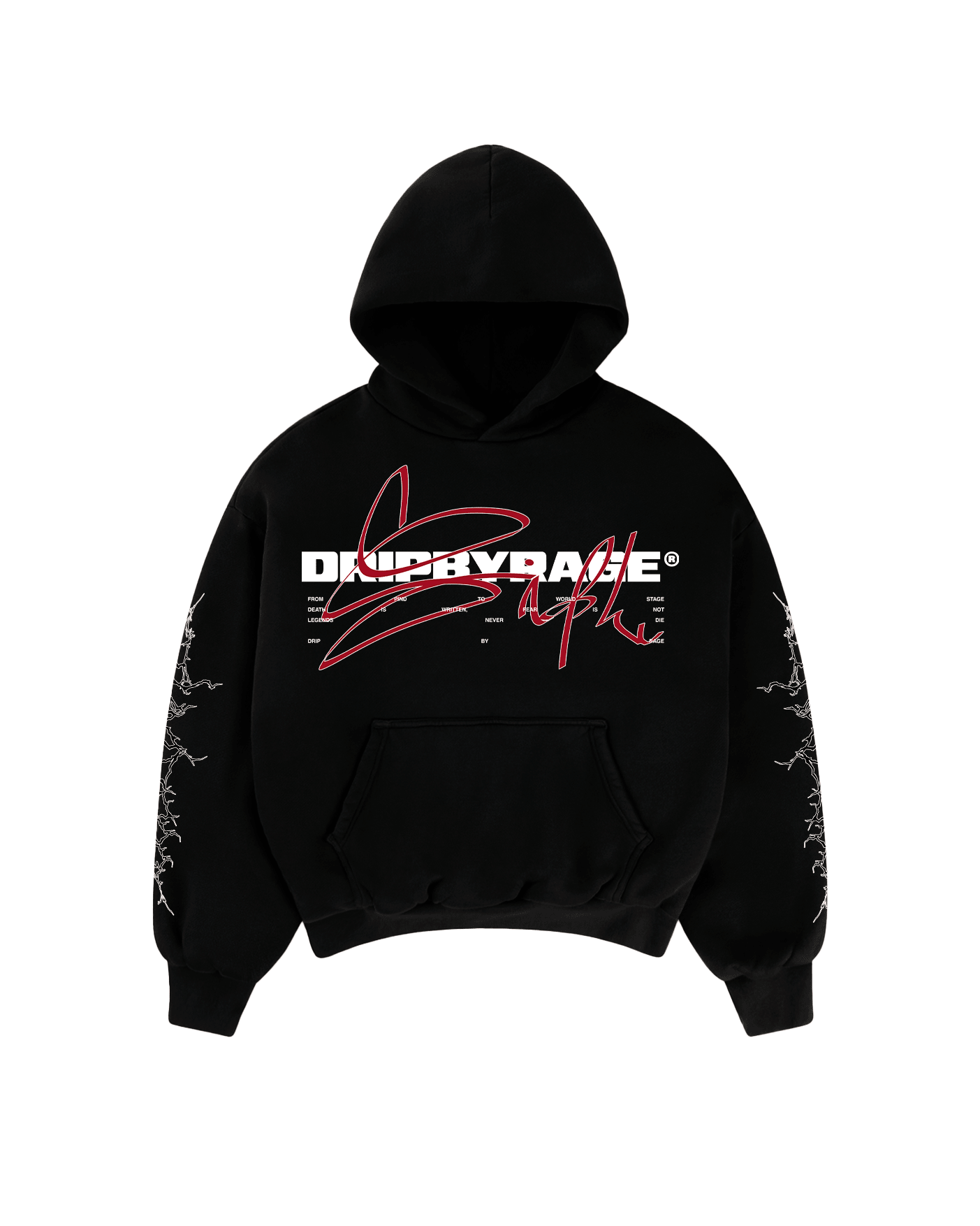 DEVIL SIDHU SUN FADED BOXY HOODIE - Drip by Rage