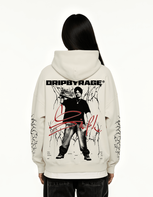 DEVIL SIDHU SUN FADED BOXY HOODIE - Drip by Rage