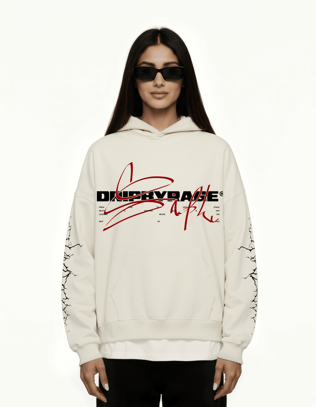 DEVIL SIDHU SUN FADED BOXY HOODIE - Drip by Rage