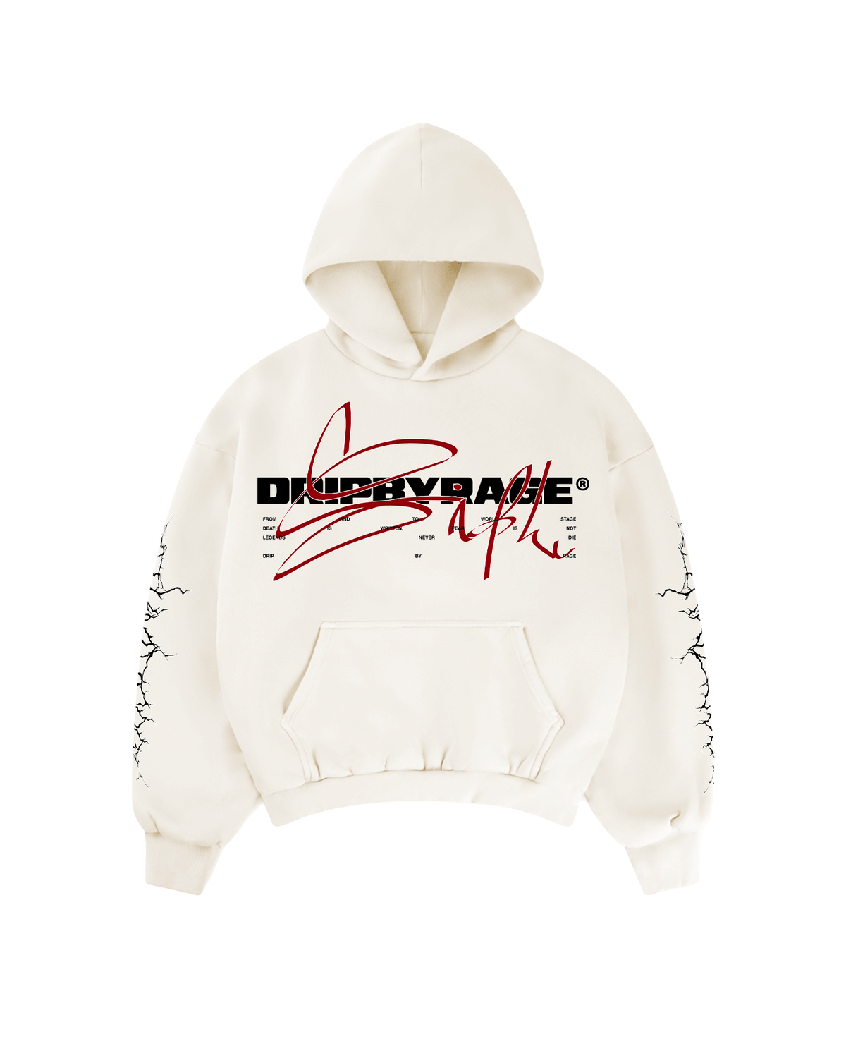 DEVIL SIDHU SUN FADED BOXY HOODIE - Drip by Rage