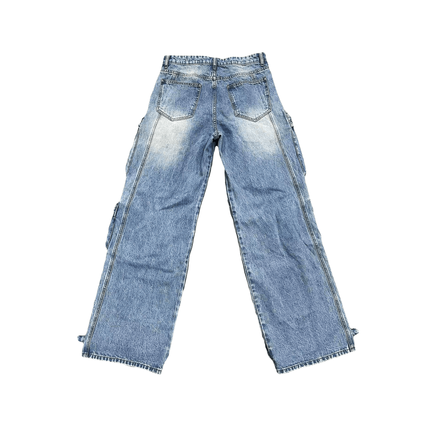 DISTRESSED CARGO DENIM - Drip by Rage