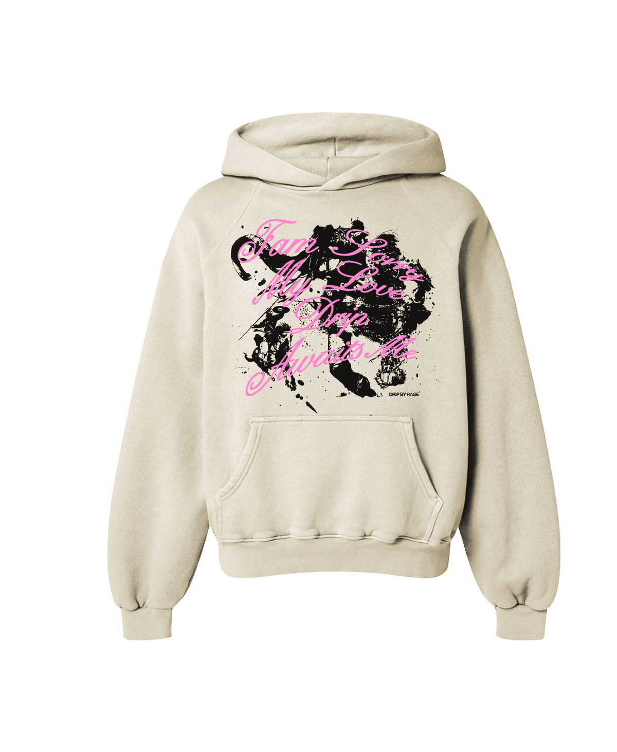 DRIP AWAITS ME OVERSIZED HOODIE - Drip by Rage