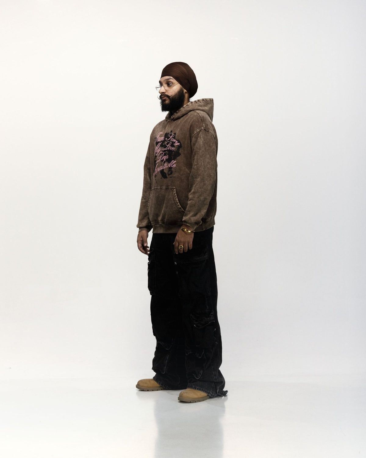 DRIP AWAITS ME OVERSIZED WASHED HOODIE - Drip by Rage