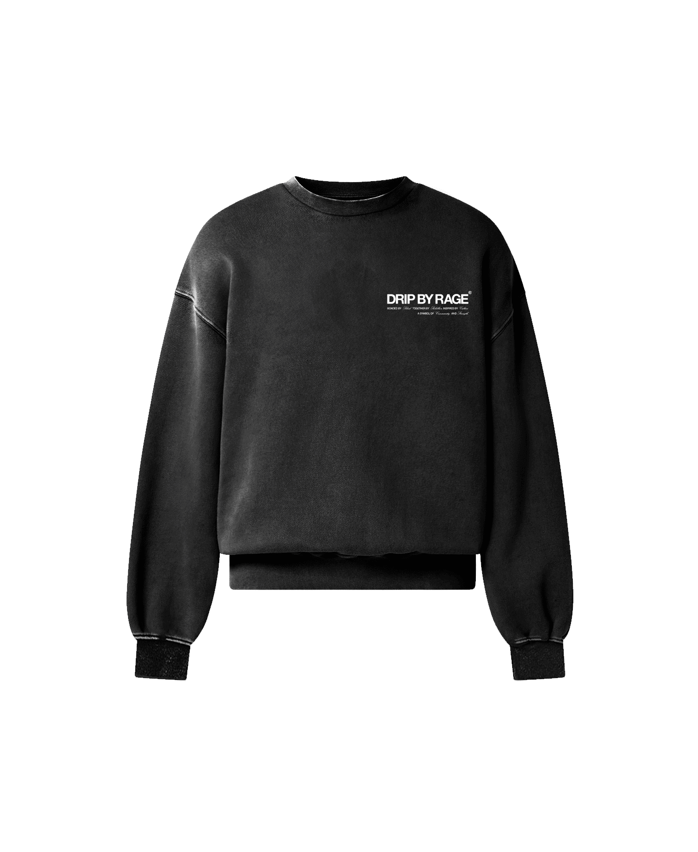 DRIP CLUB OVERSIZED FADED SWEATSHIRT - Drip by Rage