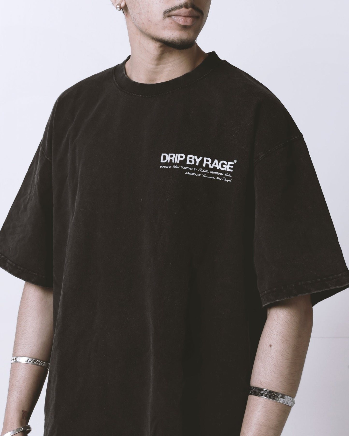 DRIP CLUB OVERSIZED FADED T-SHIRT - Drip by Rage