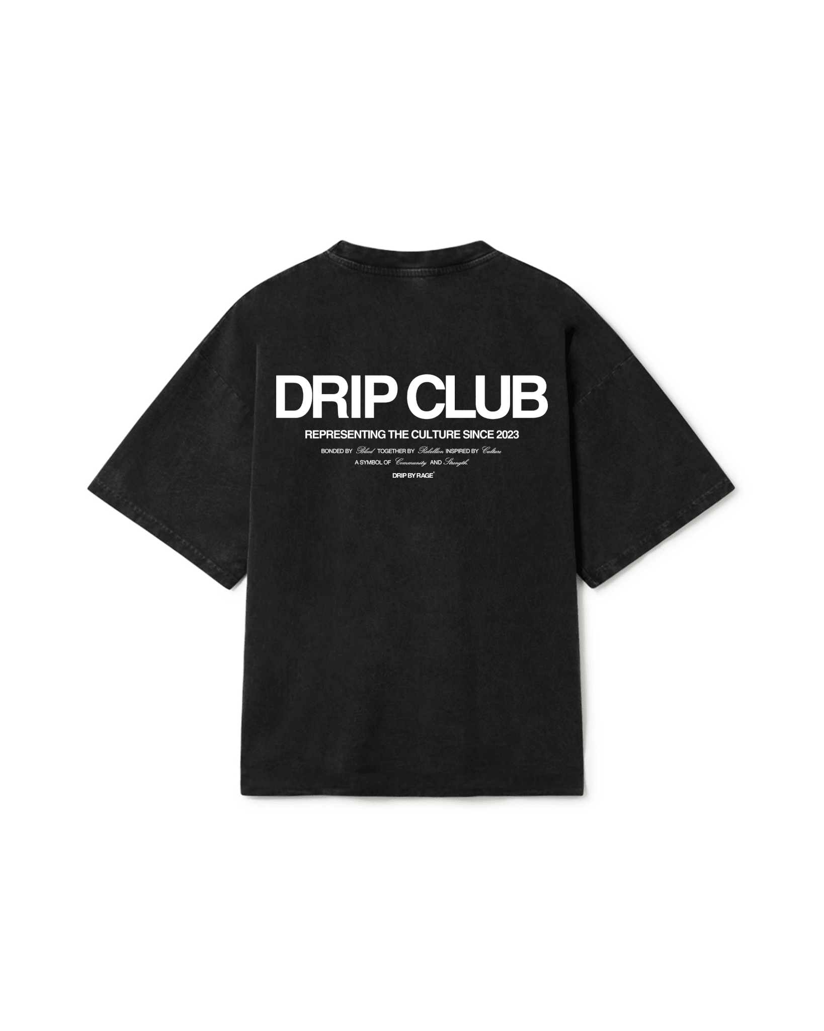 DRIP CLUB OVERSIZED FADED T-SHIRT - Drip by Rage