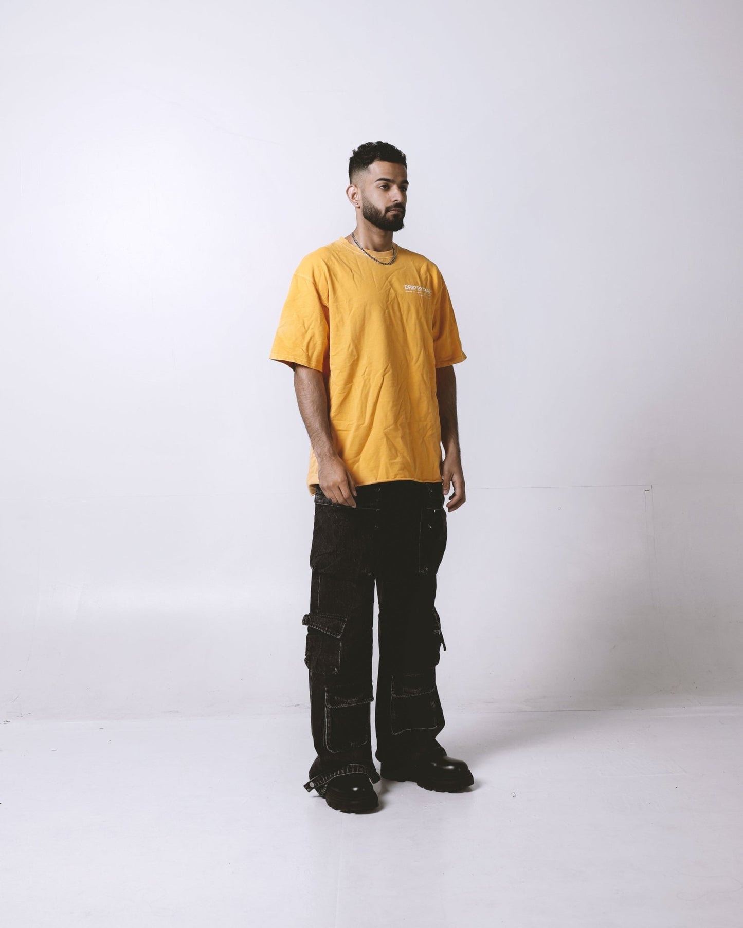 DRIP CLUB OVERSIZED FADED T-SHIRT YELLOW - Drip by Rage