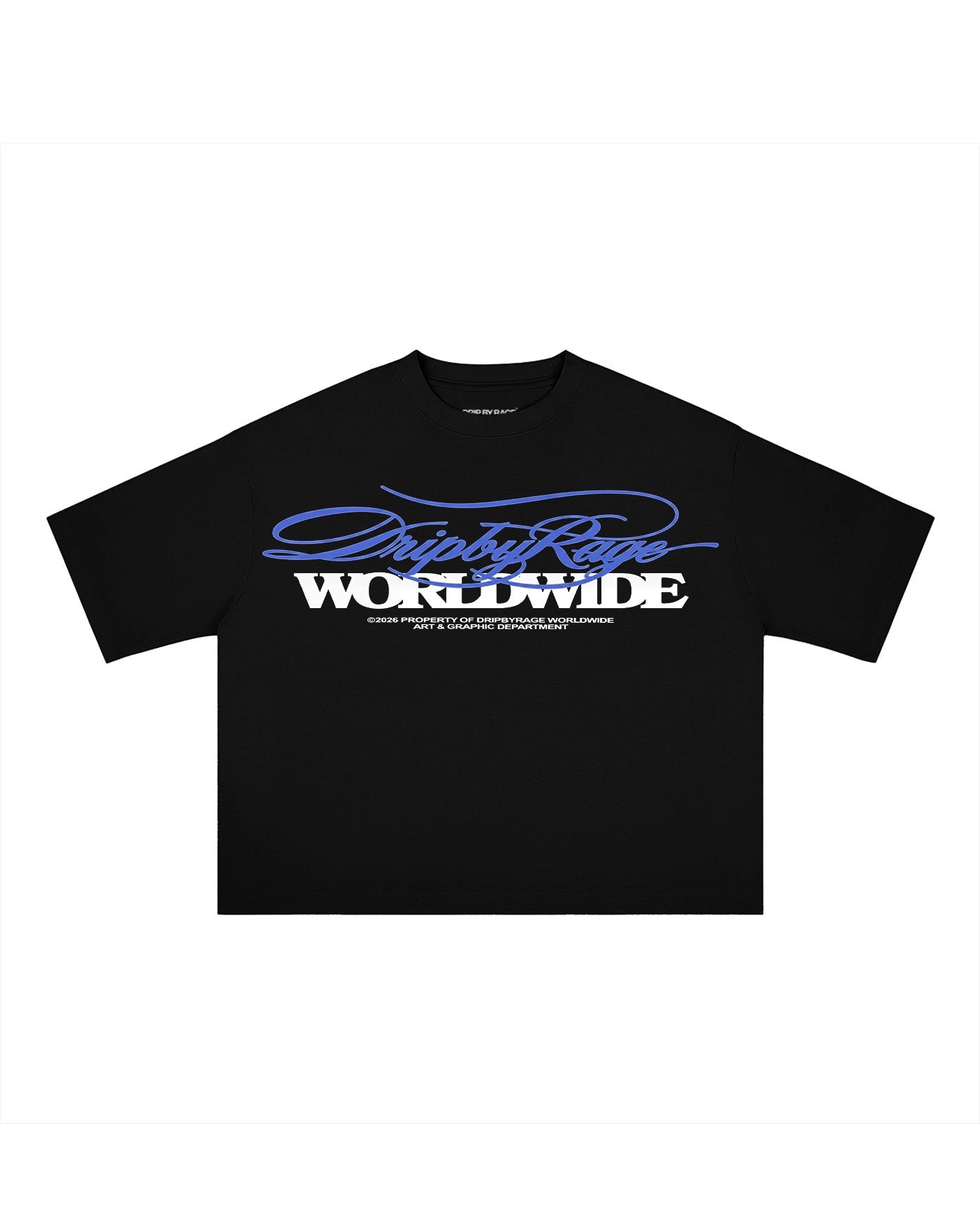 DRIPBYRAGE WORLDWIDE BOXY T-SHIRT - Drip by Rage