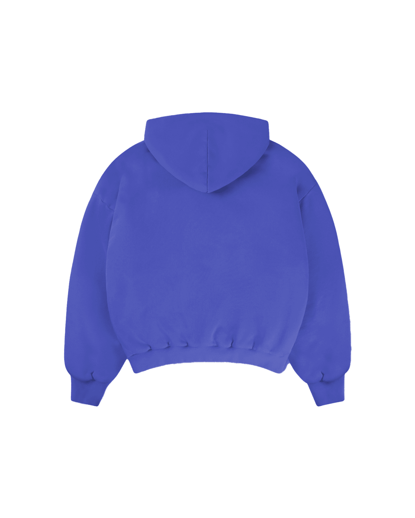 ELECTRIC BLUE HEAVY SUN FADED BOXY HOODIE - Drip by Rage