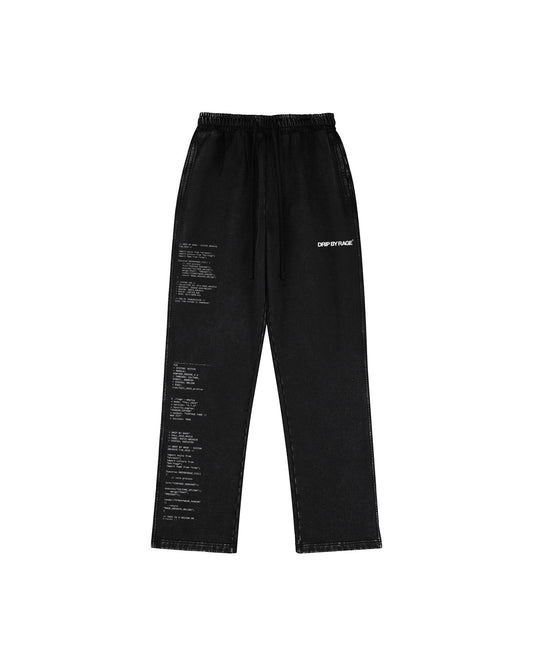 ENCRYPTED RELAXED FADED SWEATPANTS - Drip by Rage