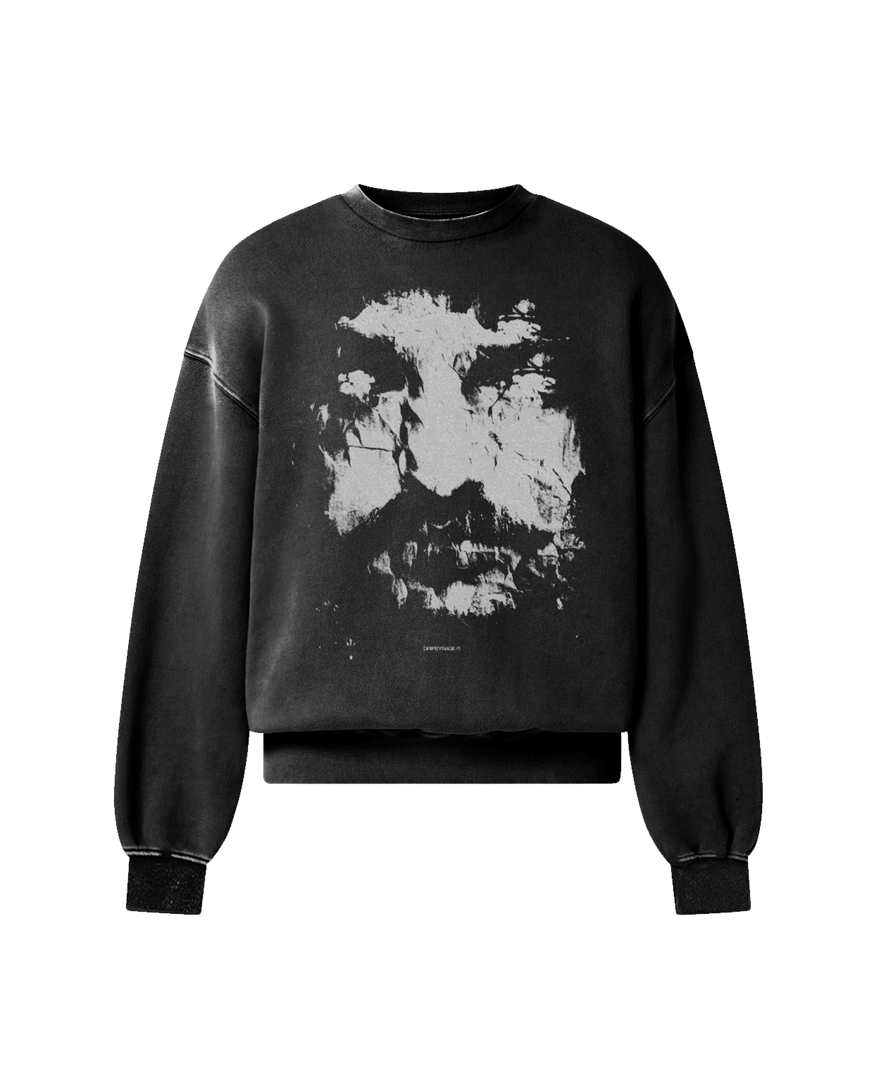 EYES OF DEVIL OVERSIZED FADED SWEATSHIRT - Drip by Rage