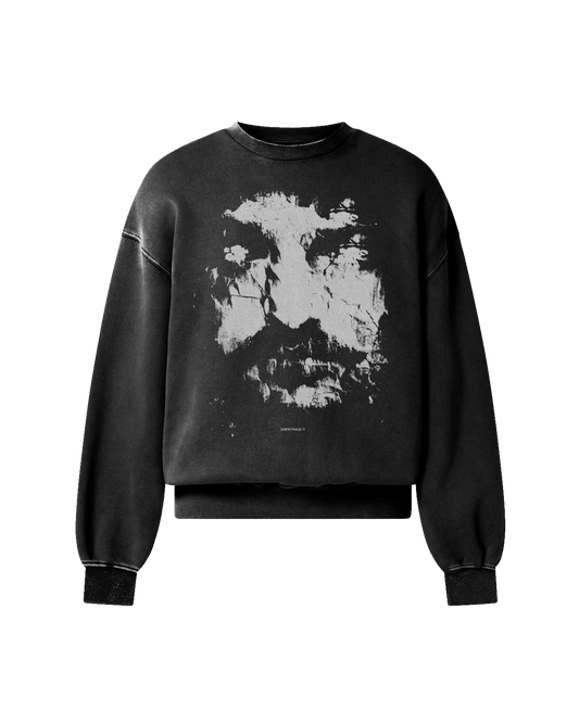 EYES OF DEVIL OVERSIZED FADED SWEATSHIRT - Drip by Rage