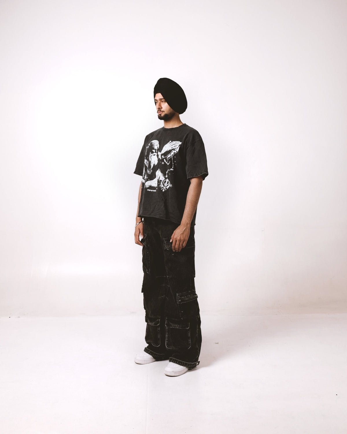 FAITH OVERSIZED FADED T-SHIRT - Drip by Rage