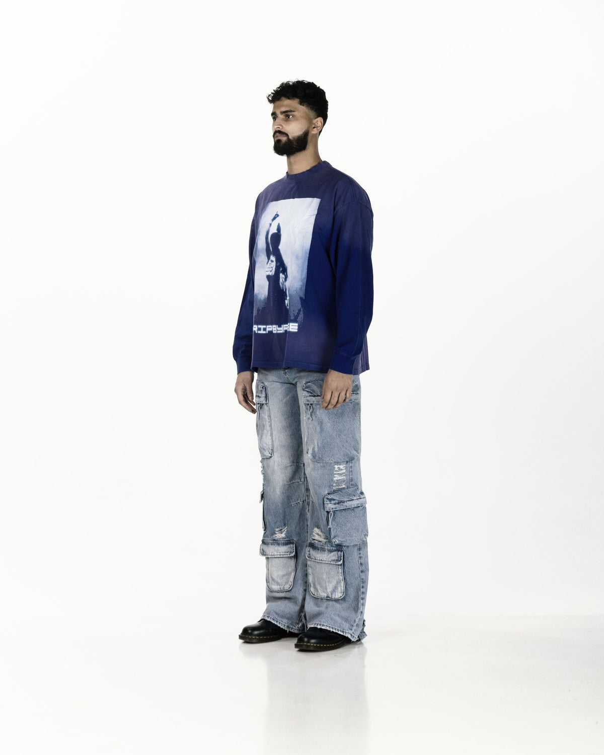 FANDOME OVERSIZED FADED LONG SLEEVE - Drip by Rage