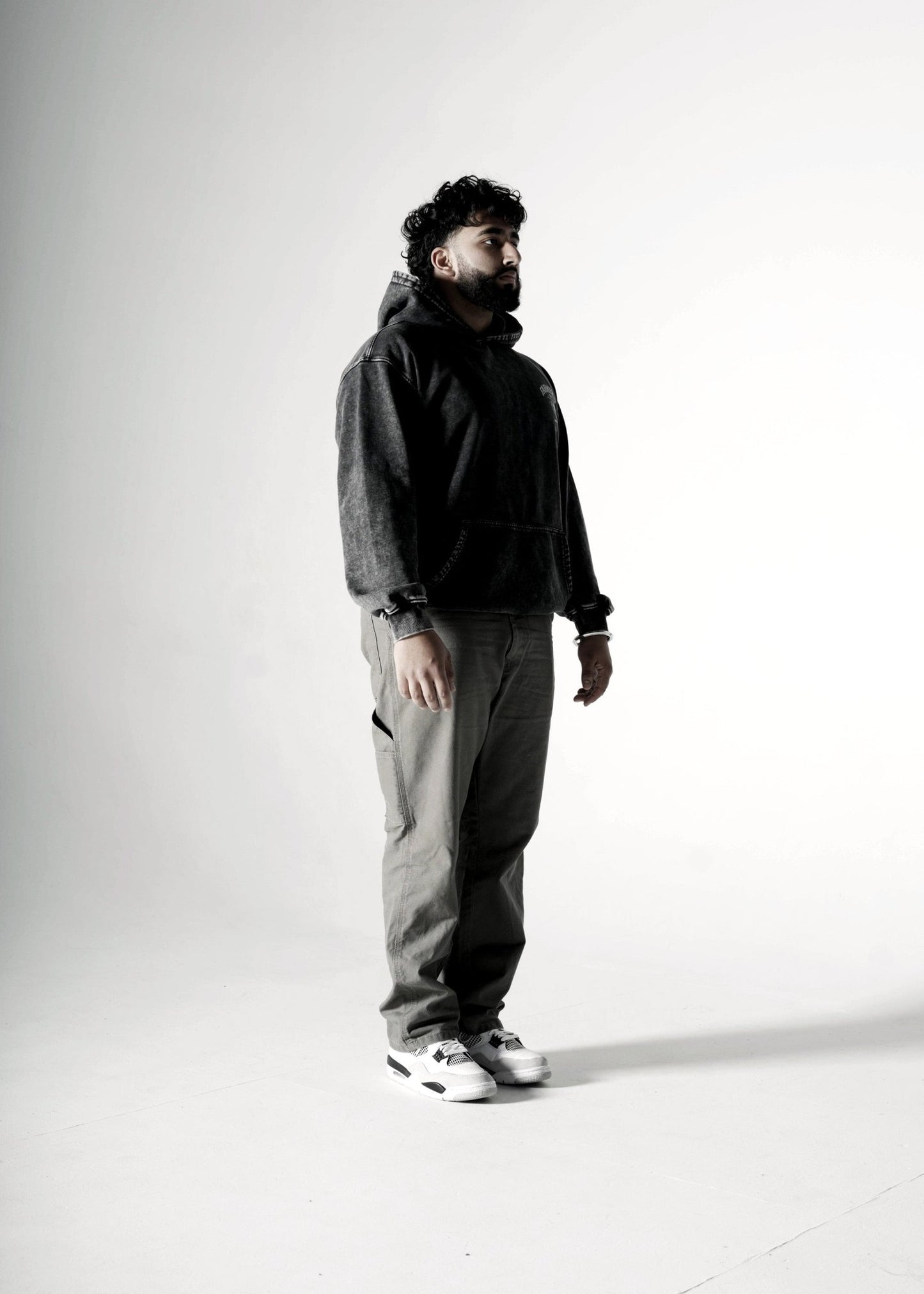 FARMERS CLUB OVERSIZED FADED HOODIE BLACK - Drip by Rage