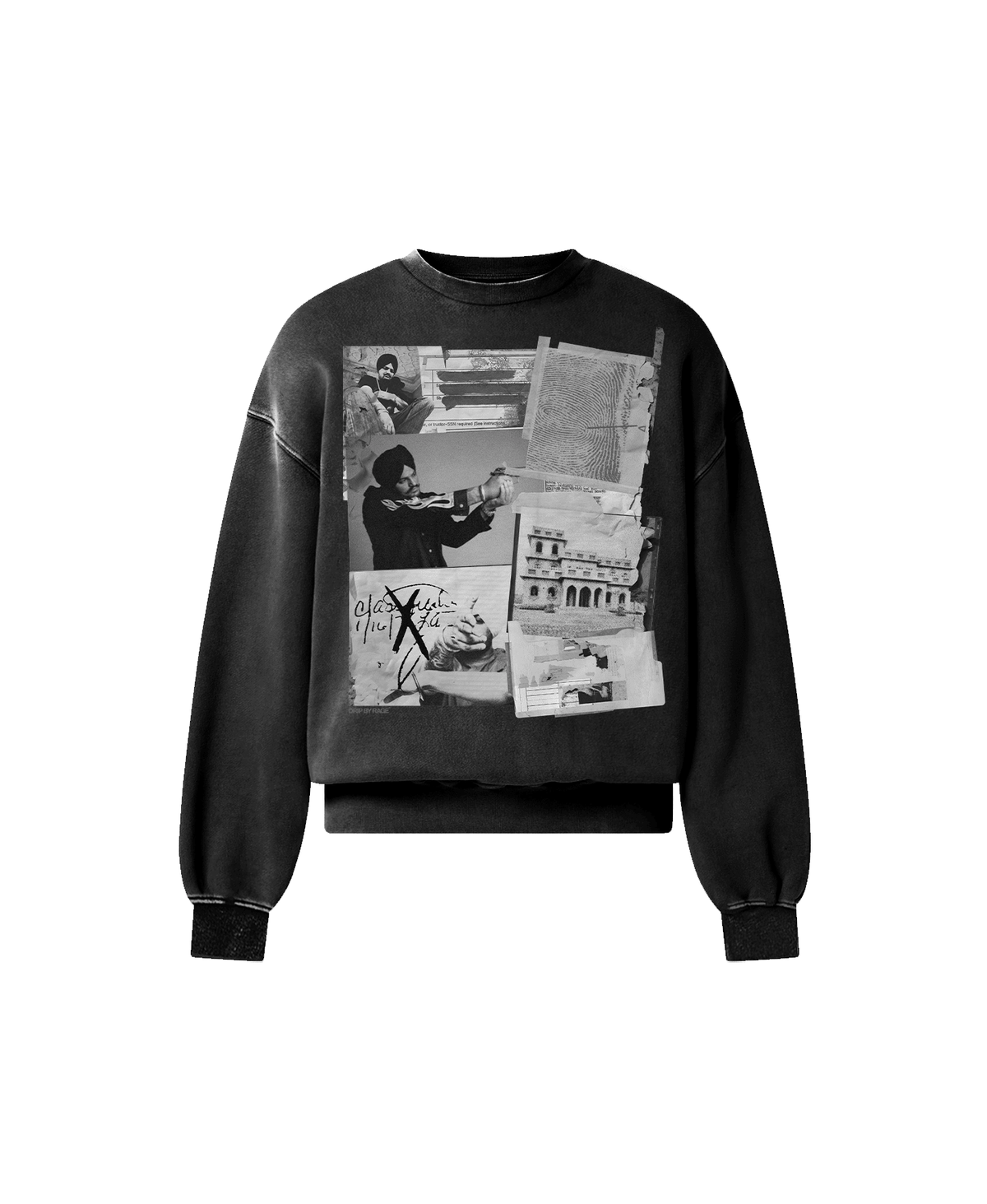 FILE OF 295 OVERSIZED FADED SWEATSHIRT - Drip by Rage