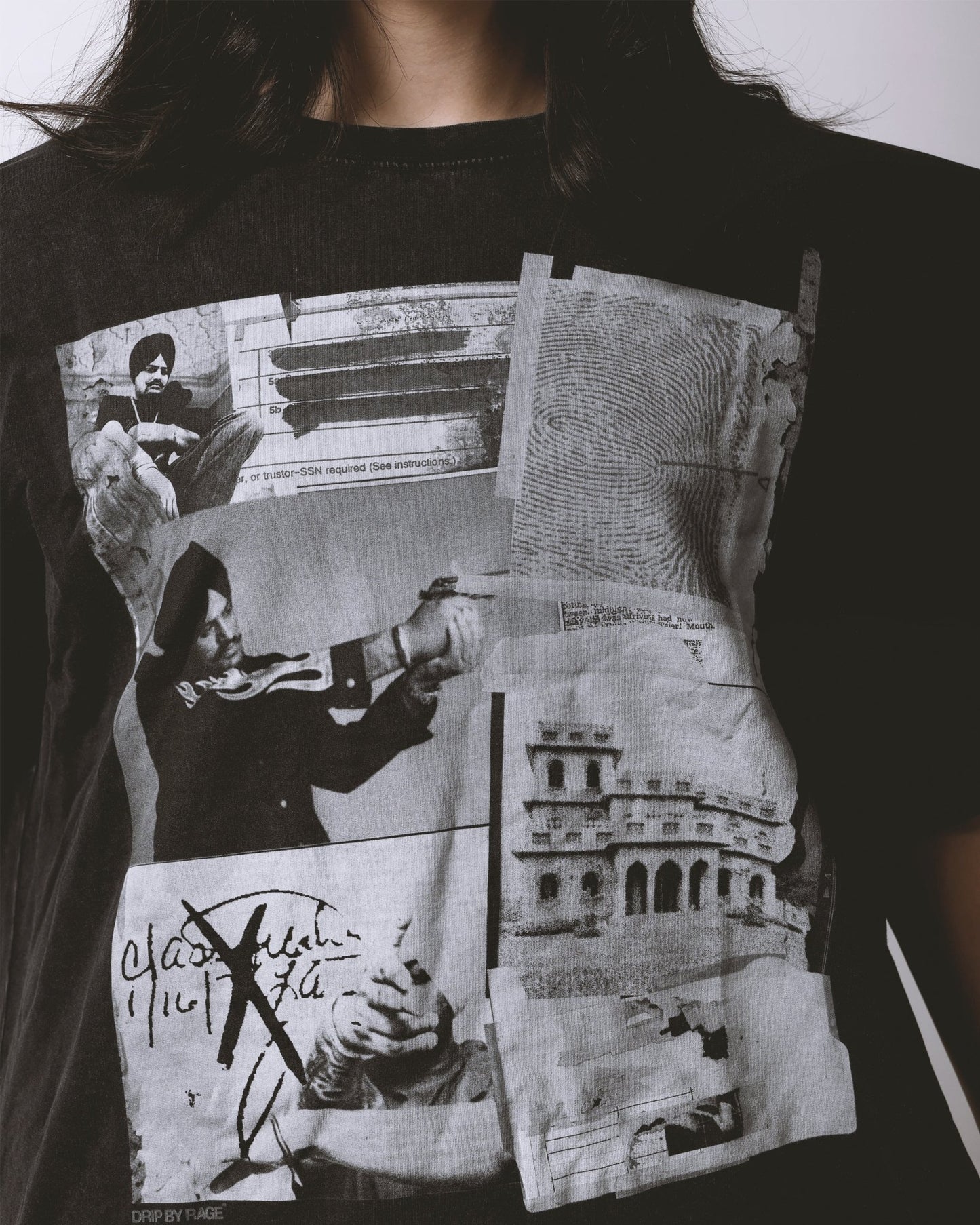 FILE OF 295 OVERSIZED FADED T-SHIRT - Drip by Rage