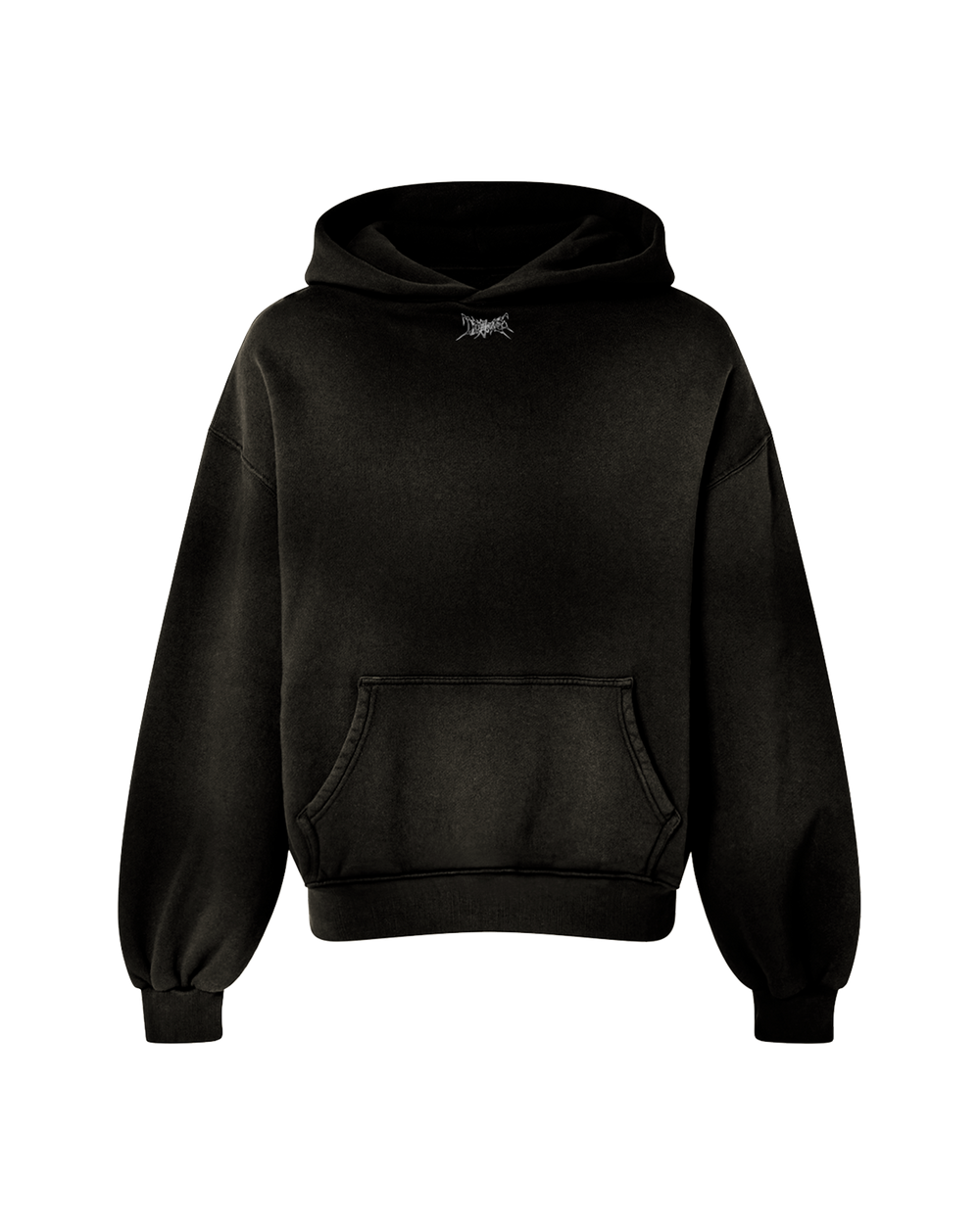 SMOKY BLACK FADED OVERSIZED PREMIUM HOODIE