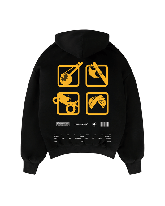 GABRU SUN FADED BOXY HOODIE - Drip by Rage