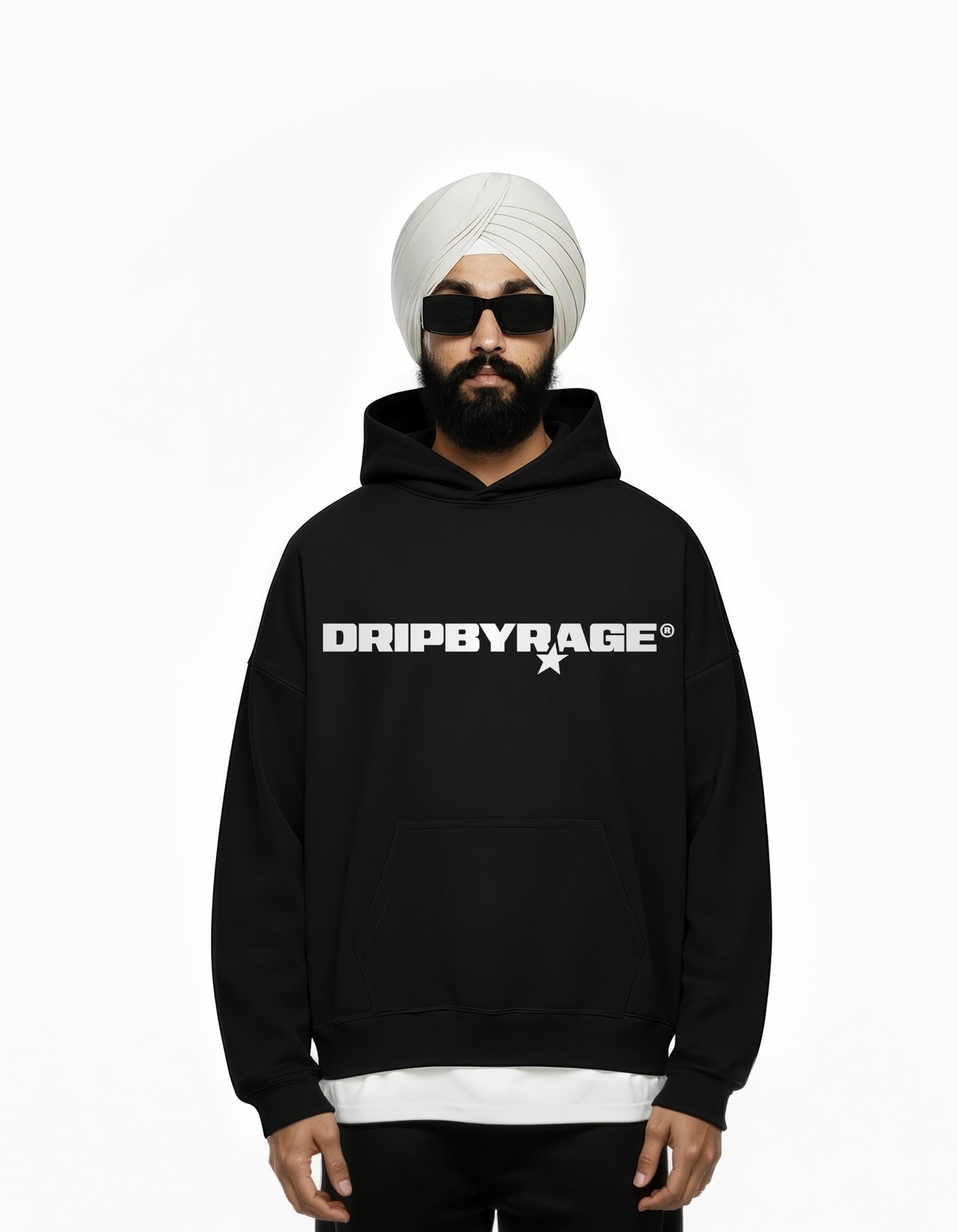 GABRU SUN FADED BOXY HOODIE - Drip by Rage