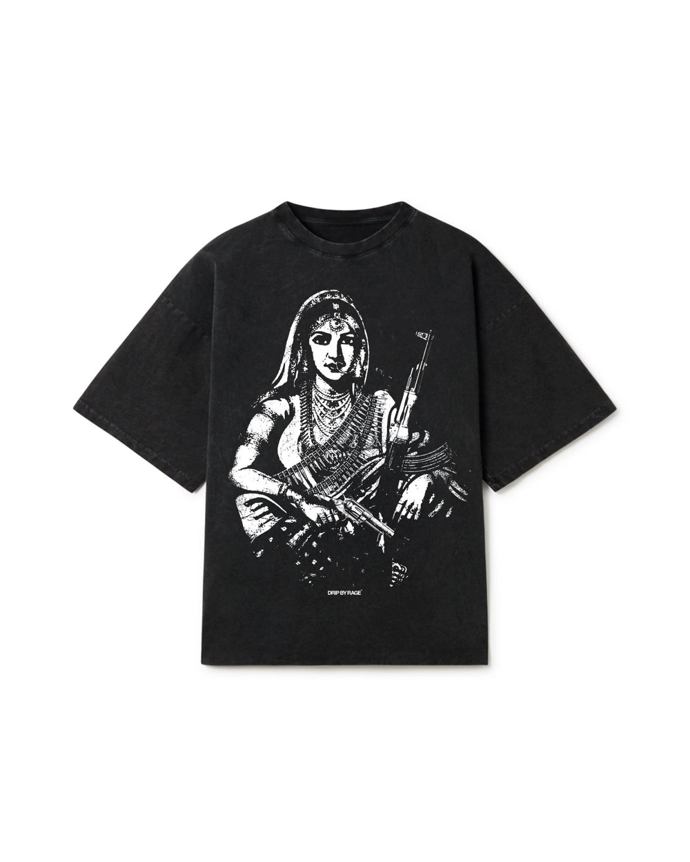 GANGSTER QUEEN II FADED OVERSIZED T-SHIRT - Drip by Rage