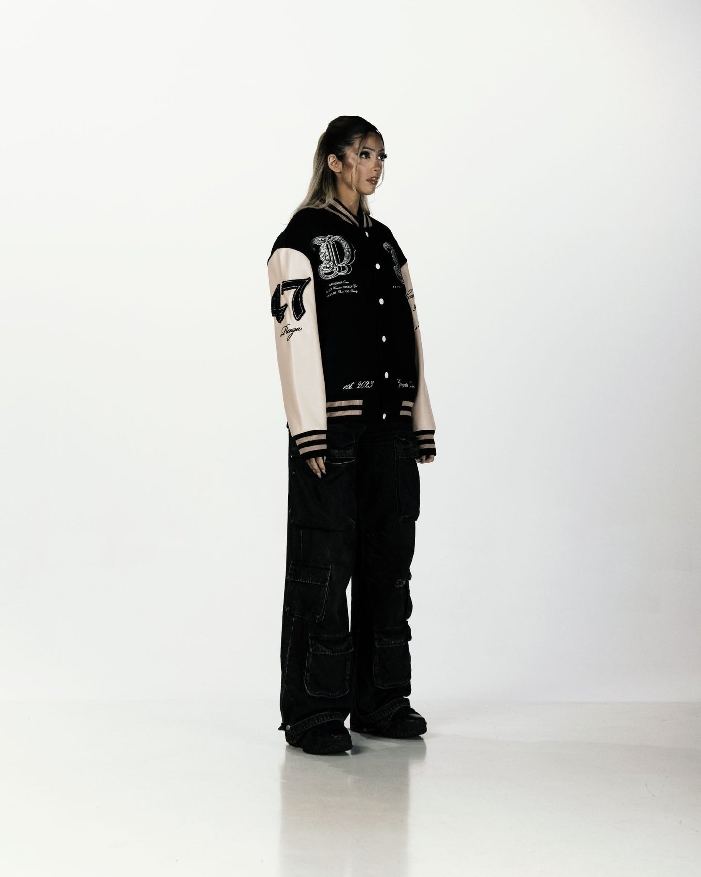 GANGSTER QUEEN VARSITY JACKET - Drip by Rage