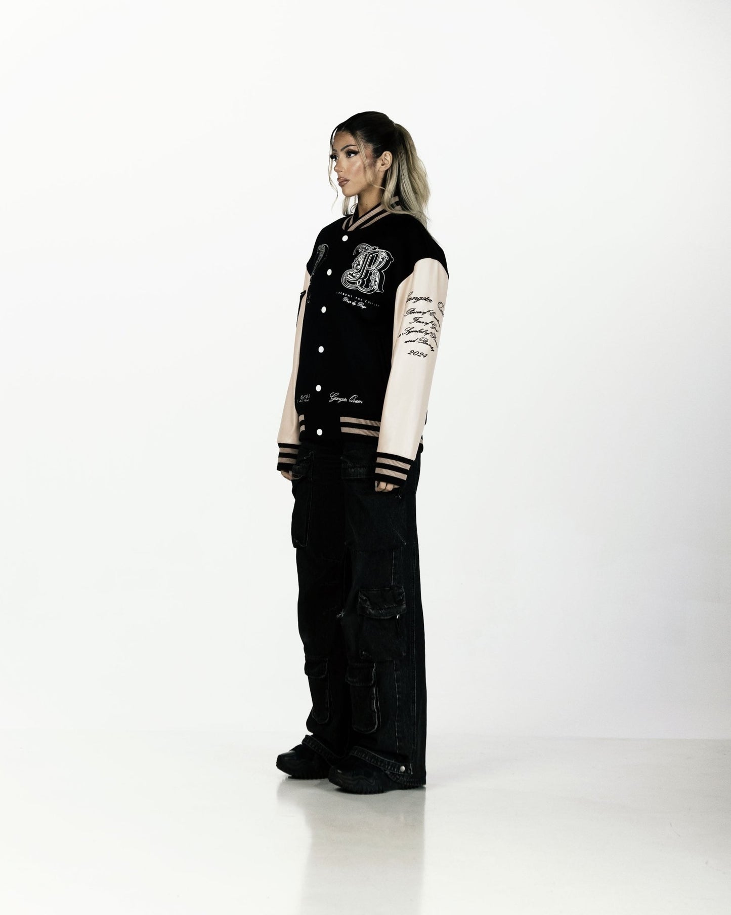 GANGSTER QUEEN VARSITY JACKET - Drip by Rage