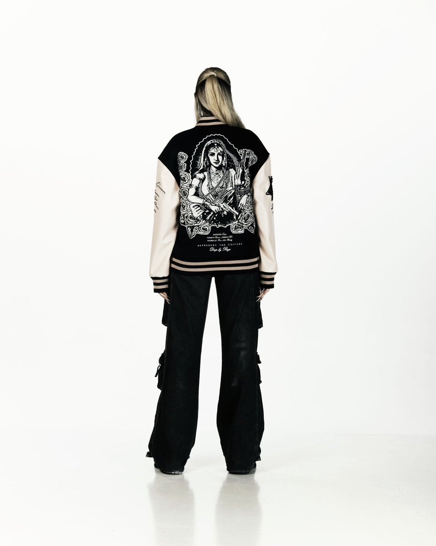 GANGSTER QUEEN VARSITY JACKET - Drip by Rage