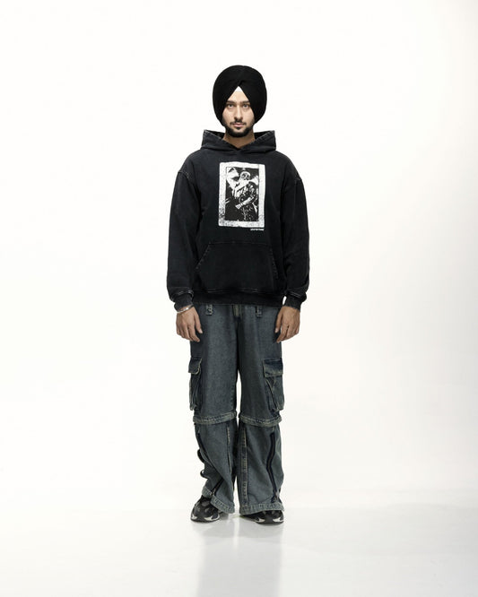 GOD WILL STEER OVERSIZED FADED HOODIE - Drip by Rage
