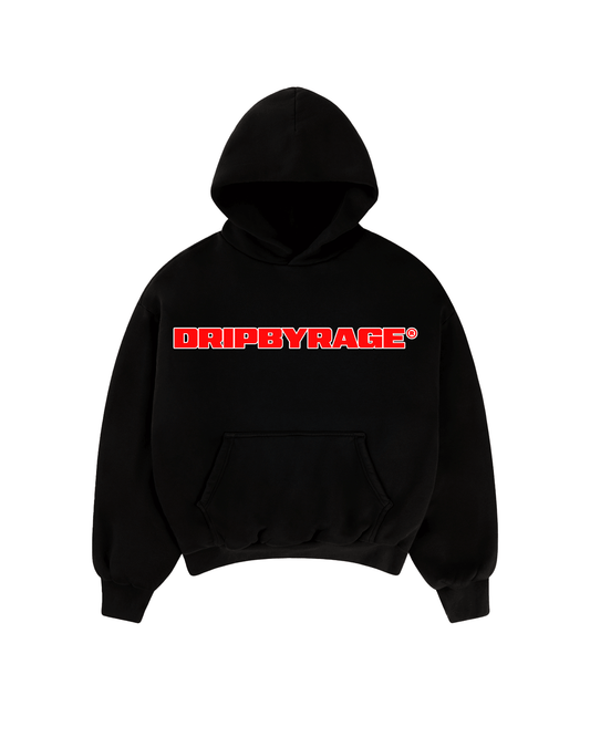 GOD WILL STEER SUN FADED BOXY HOODIE - Drip by Rage