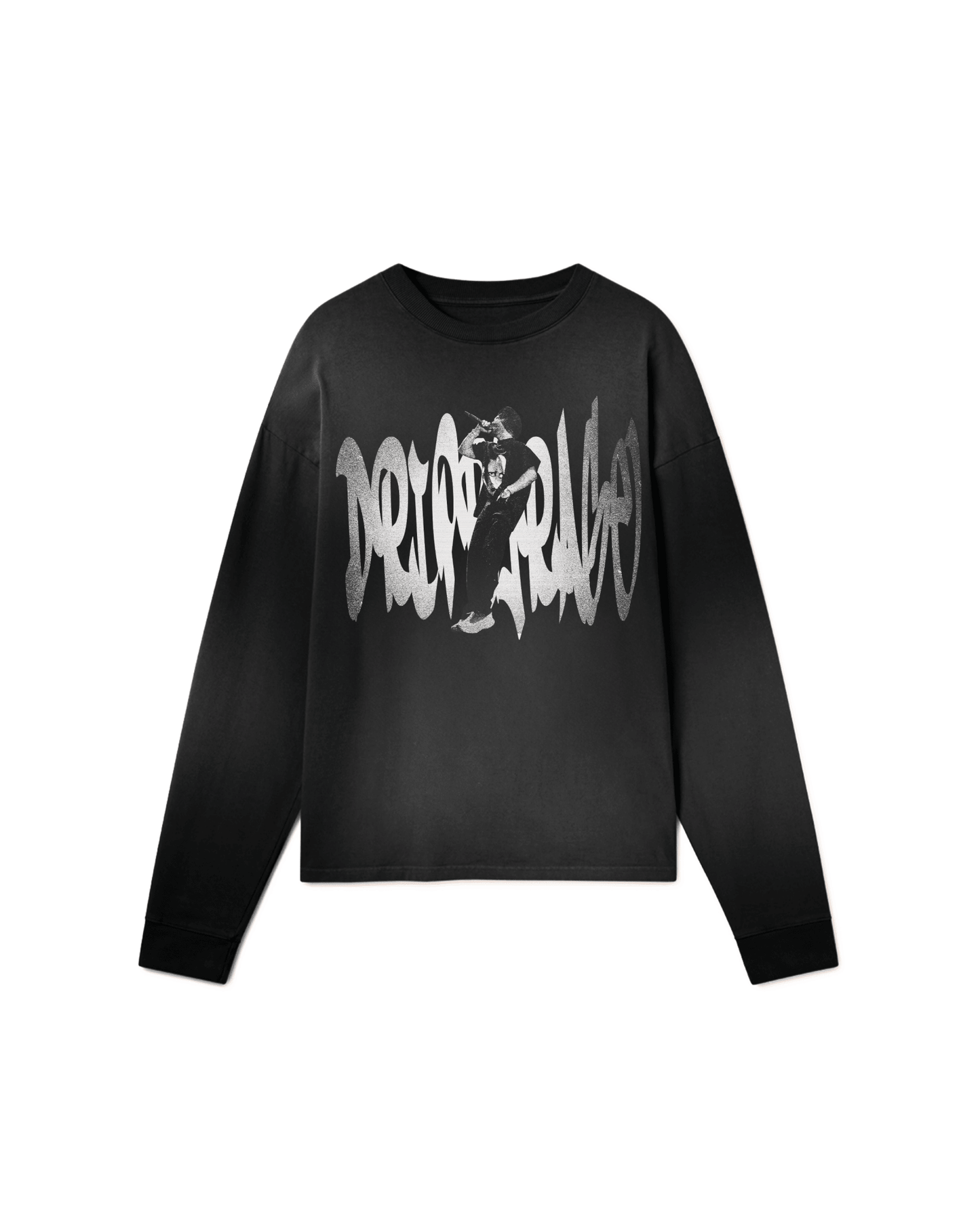 GRAFFITI OVERSIZED WASHED LONG SLEEVE - Drip by Rage