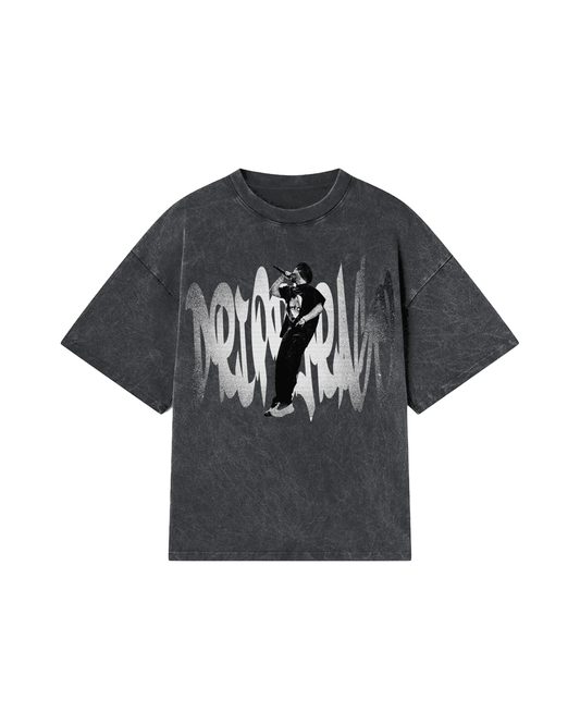 GRAFFITI OVERSIZED WASHED T-SHIRT - Drip by Rage