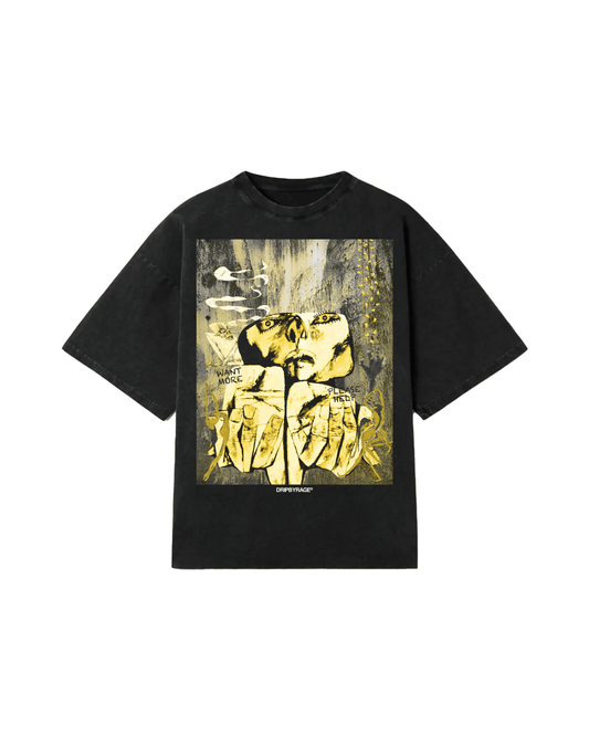 GREED FADED T-SHIRT - Drip by Rage