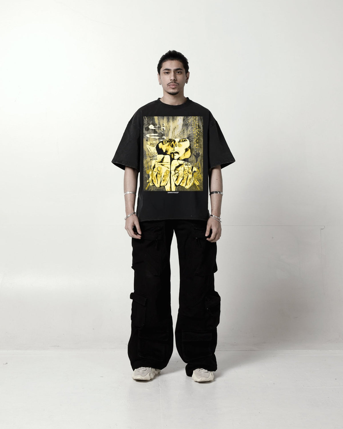 GREED FADED T-SHIRT - Drip by Rage