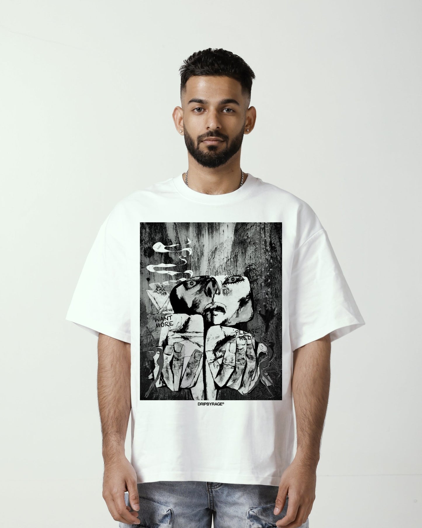 GREED OVERSIZED T-SHIRT - Drip by Rage