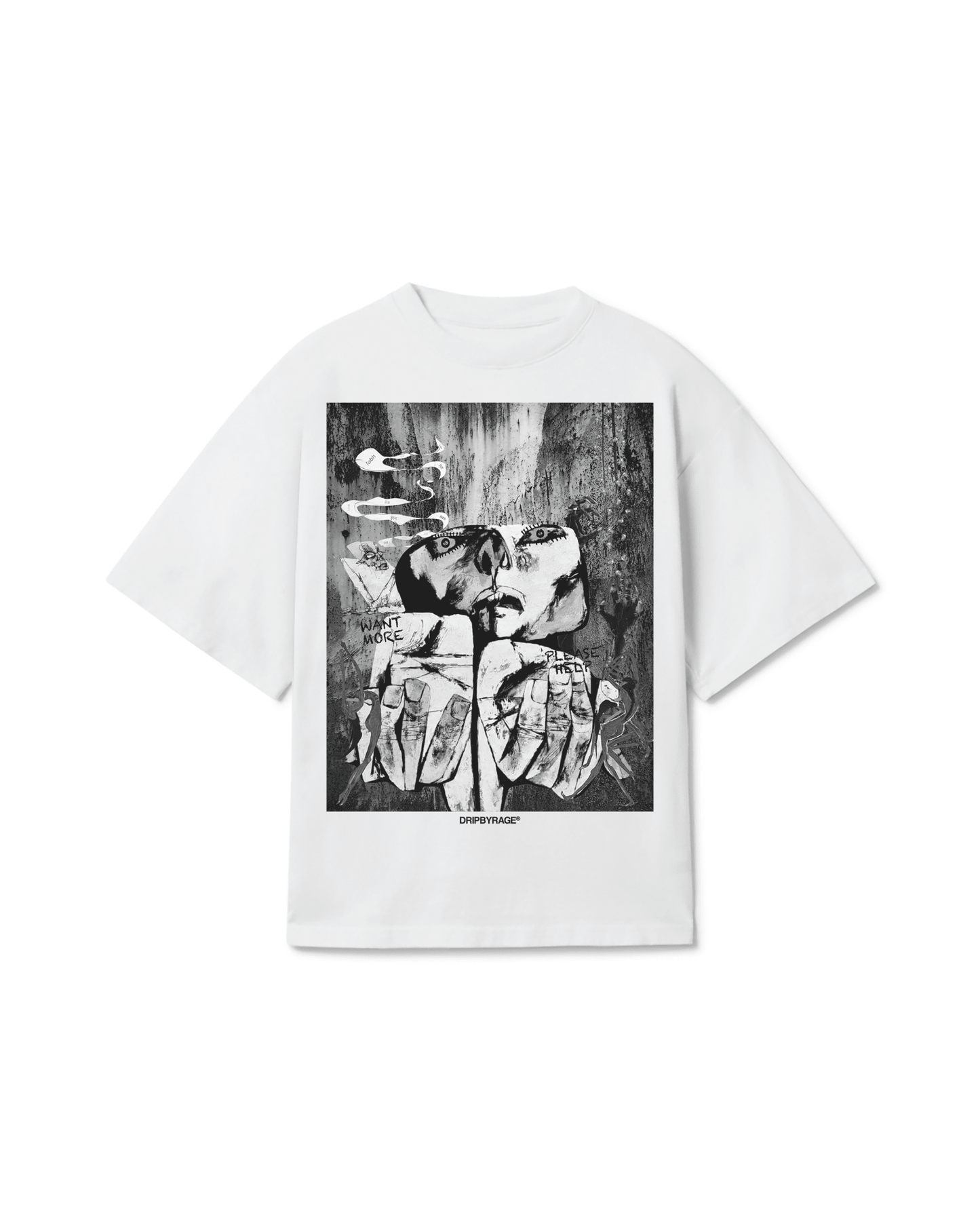 GREED OVERSIZED T-SHIRT - Drip by Rage