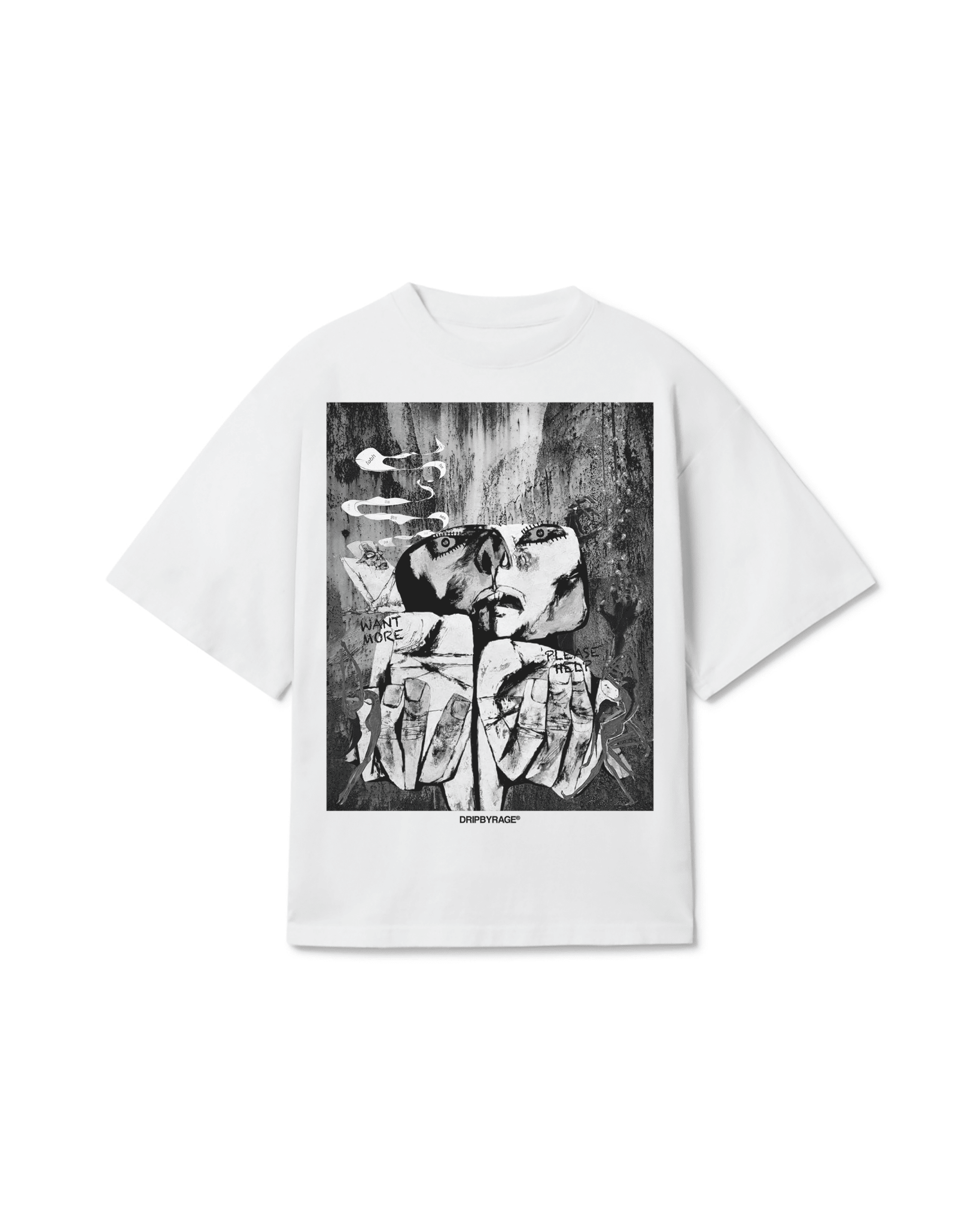 GREED OVERSIZED T-SHIRT - Drip by Rage